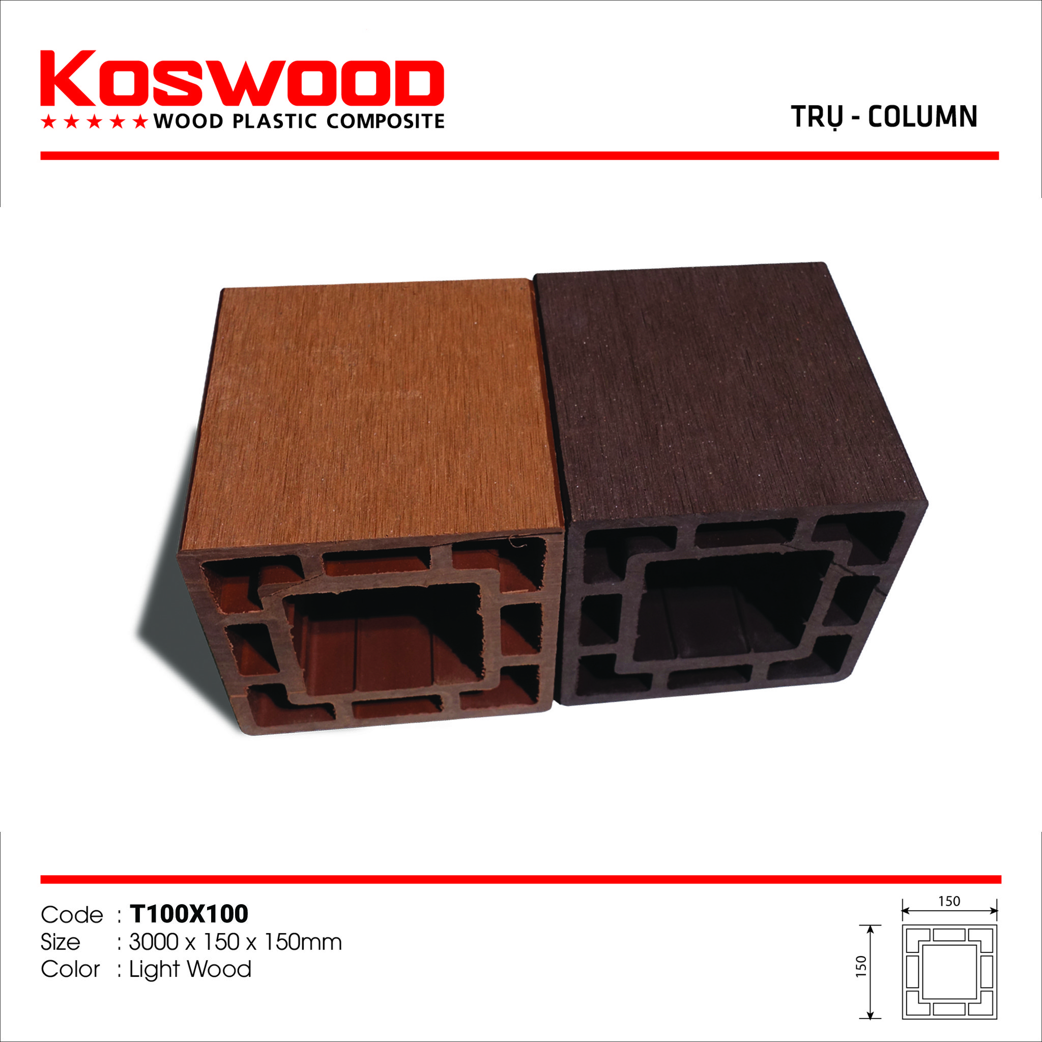 Tổng kho gỗ nhựa ngoài trời kosmos Bình Dương