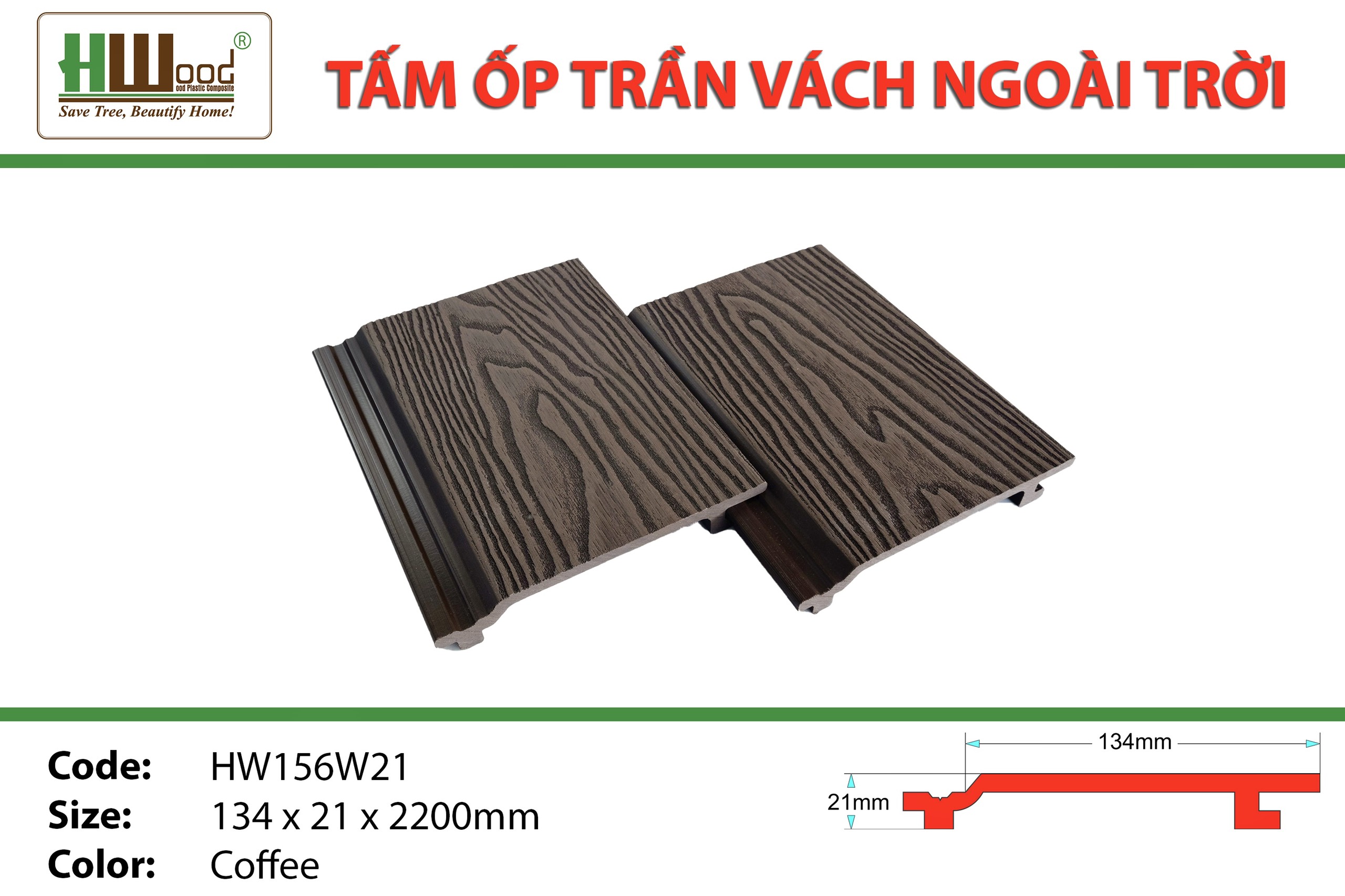 Tấm nhựa hwood thủ đầu một bình dương