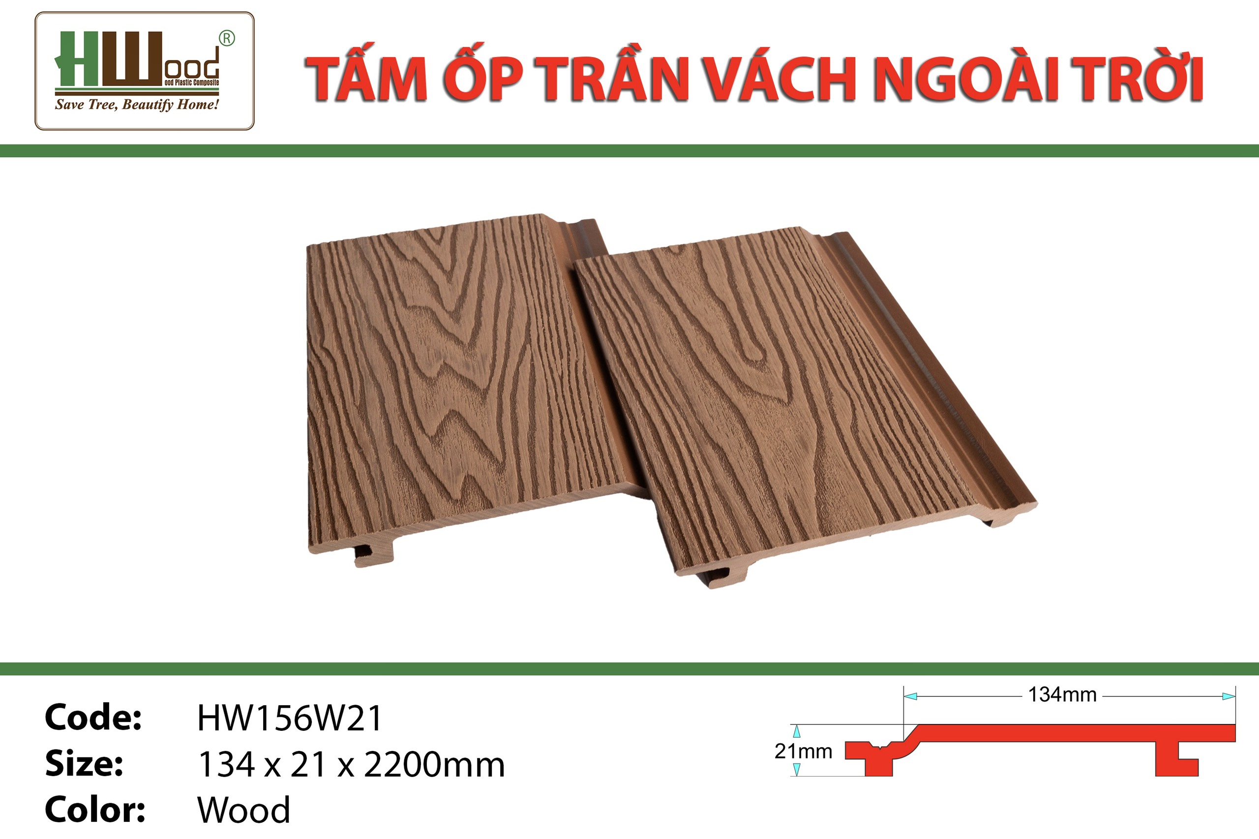 Tấm nhựa hwood thủ đầu một bình dương