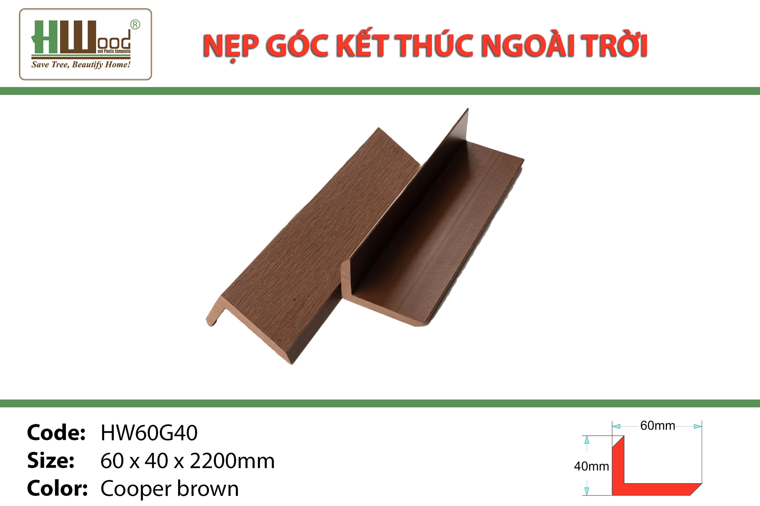Tấm nhựa hwood thủ đầu một bình dương