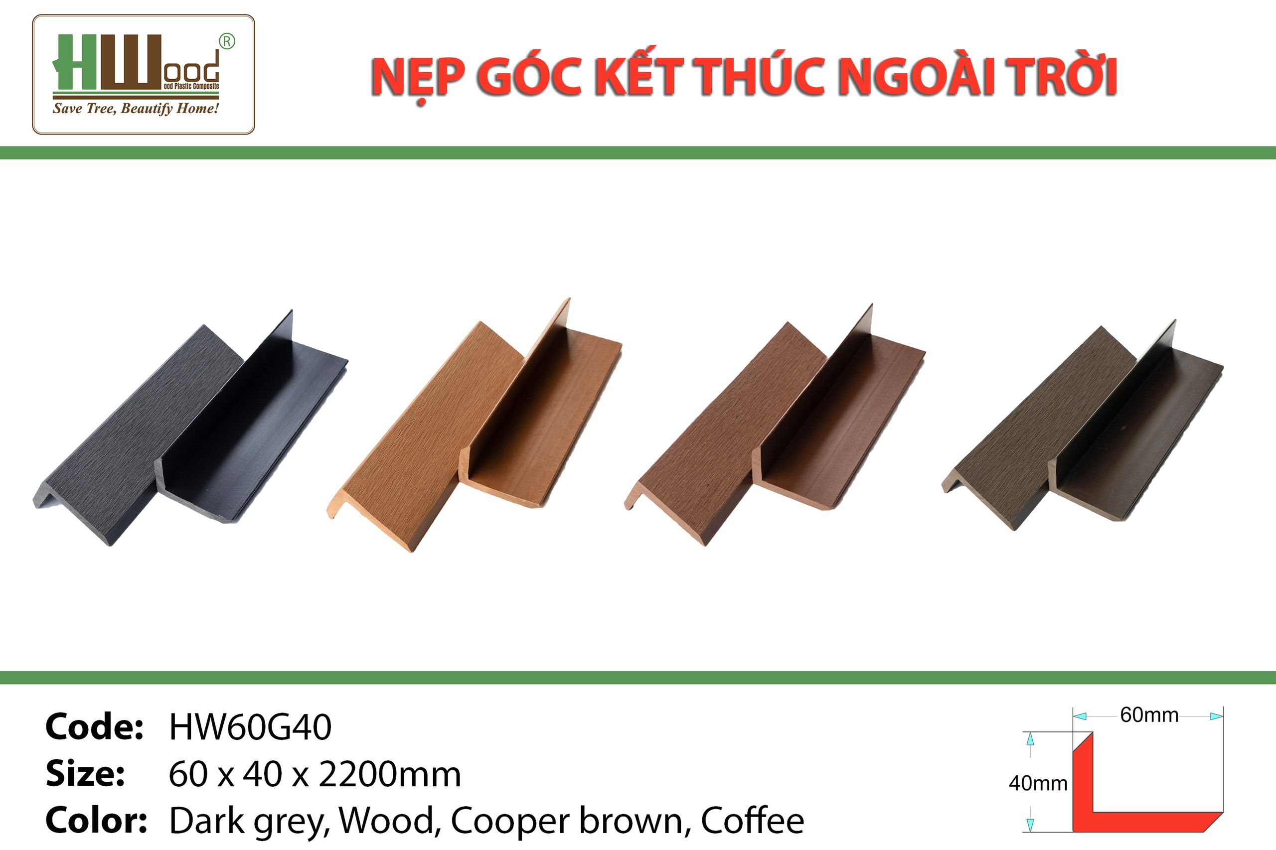 Tấm nhựa hwood thủ đầu một bình dương