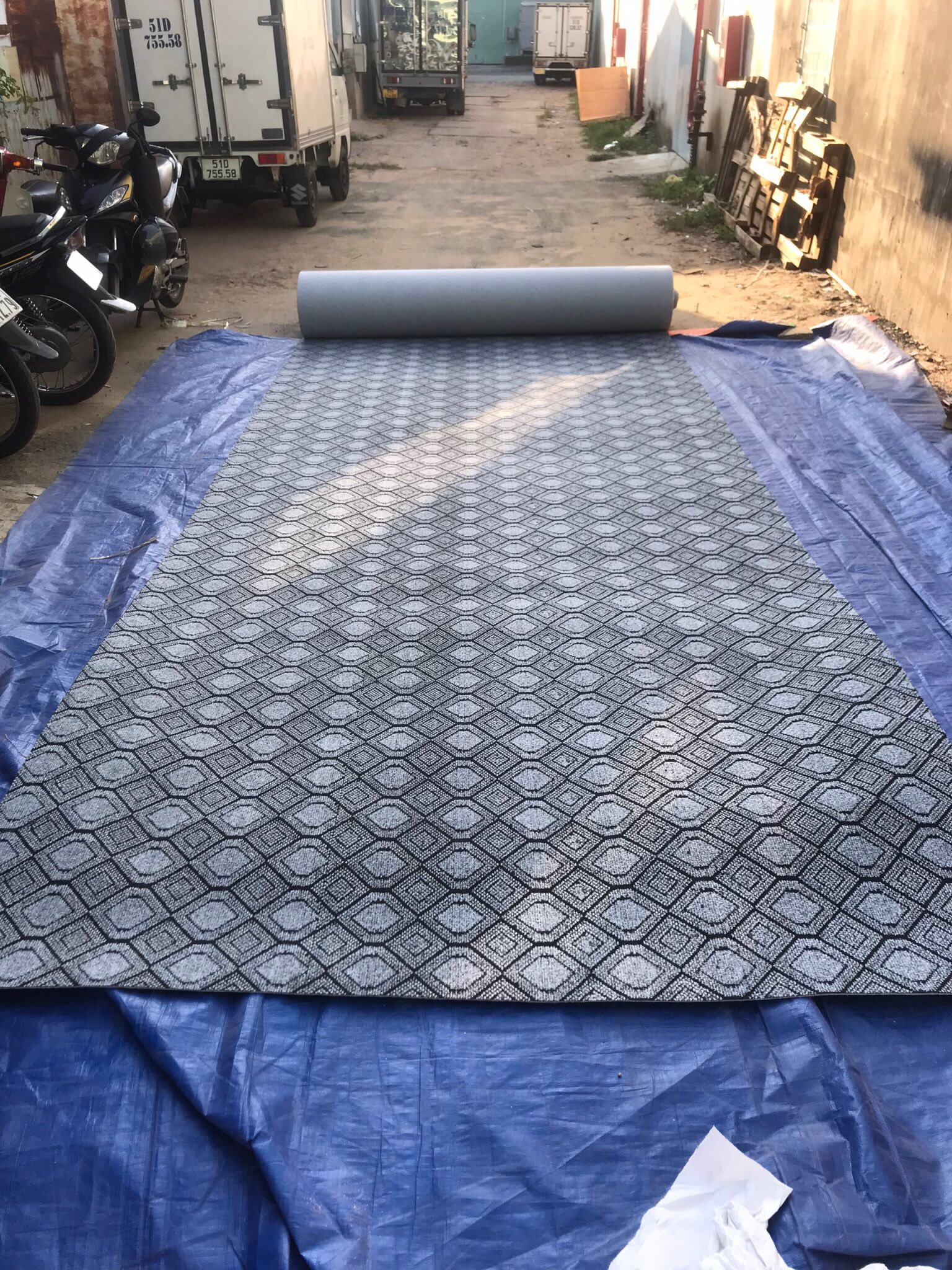 Thảm lót sàn lối đi bình dương, thảm trải sàn lối đi bình dương