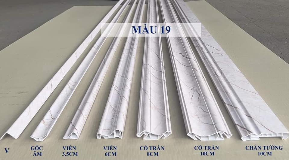 Phào chỉ nhựa PVC tại Bình Dương 01