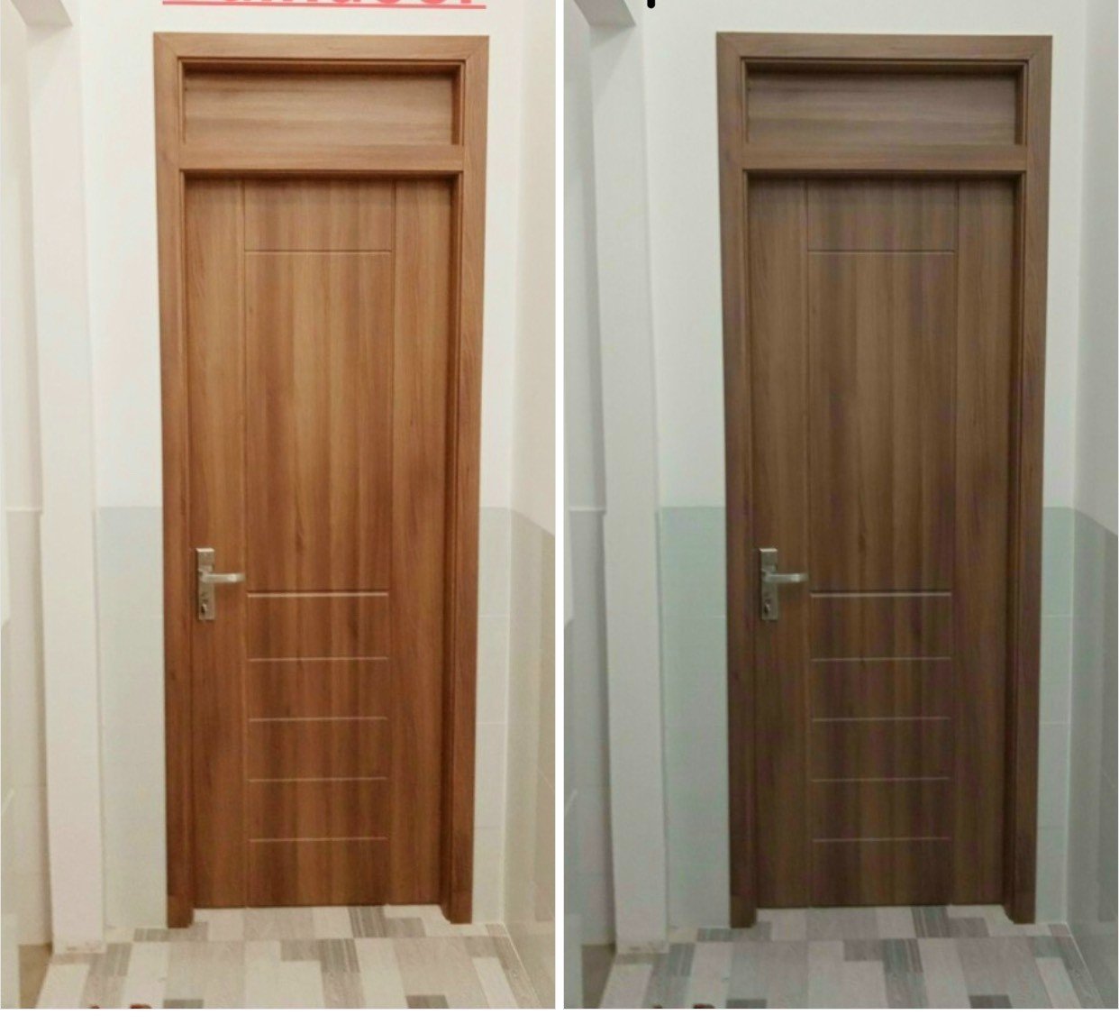 Cửa Nhựa Composite giả gỗ giá rẻ  Tây Ninh 01