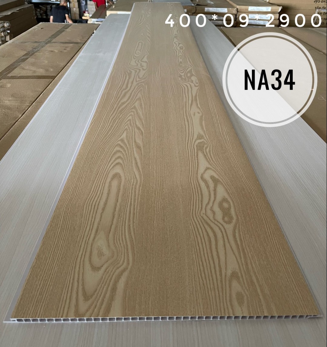 Thi công trần nhựa vân sồi tại Bình