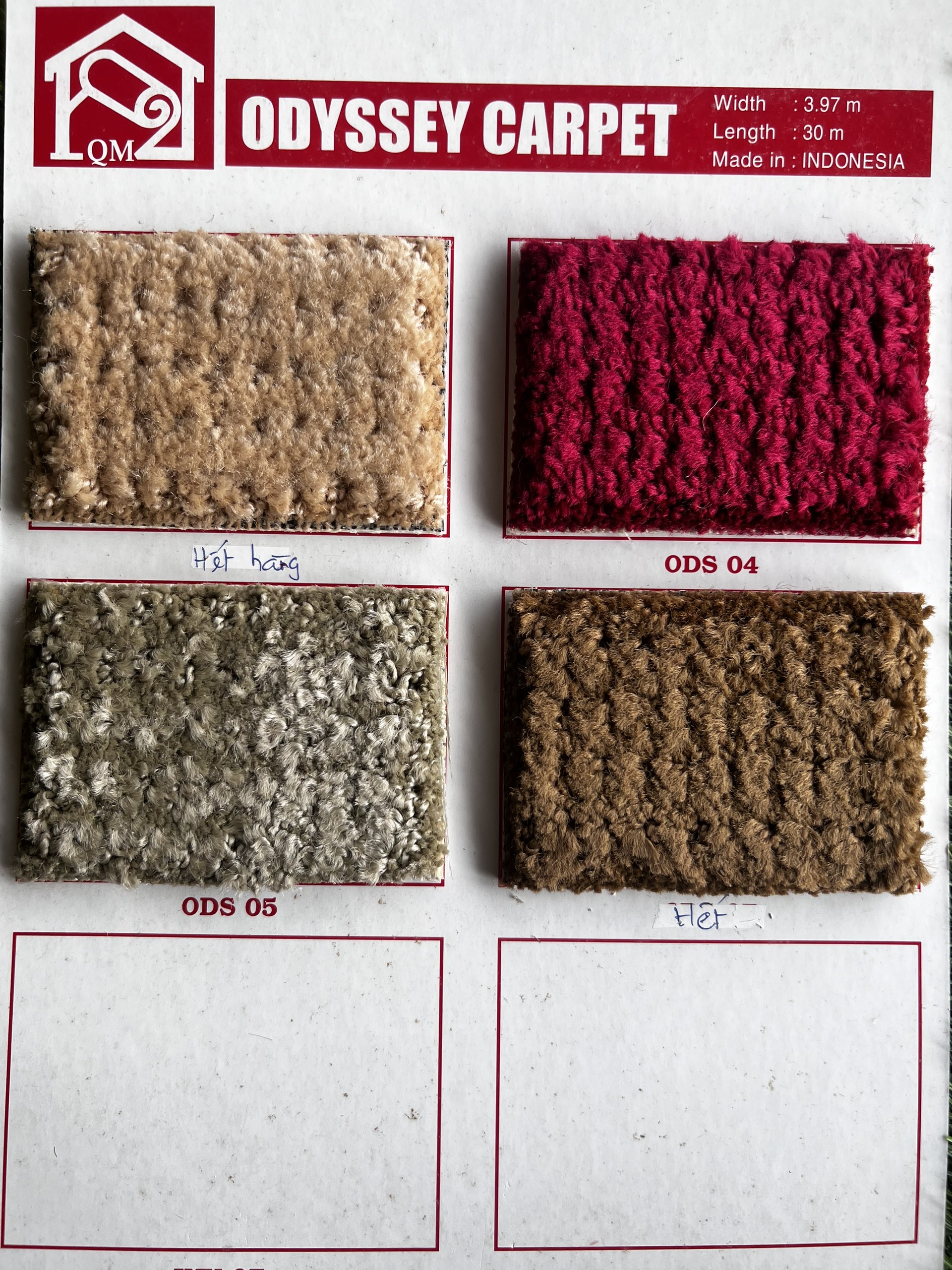 Thảm trải sàn văn Phòng tại Bình Dương