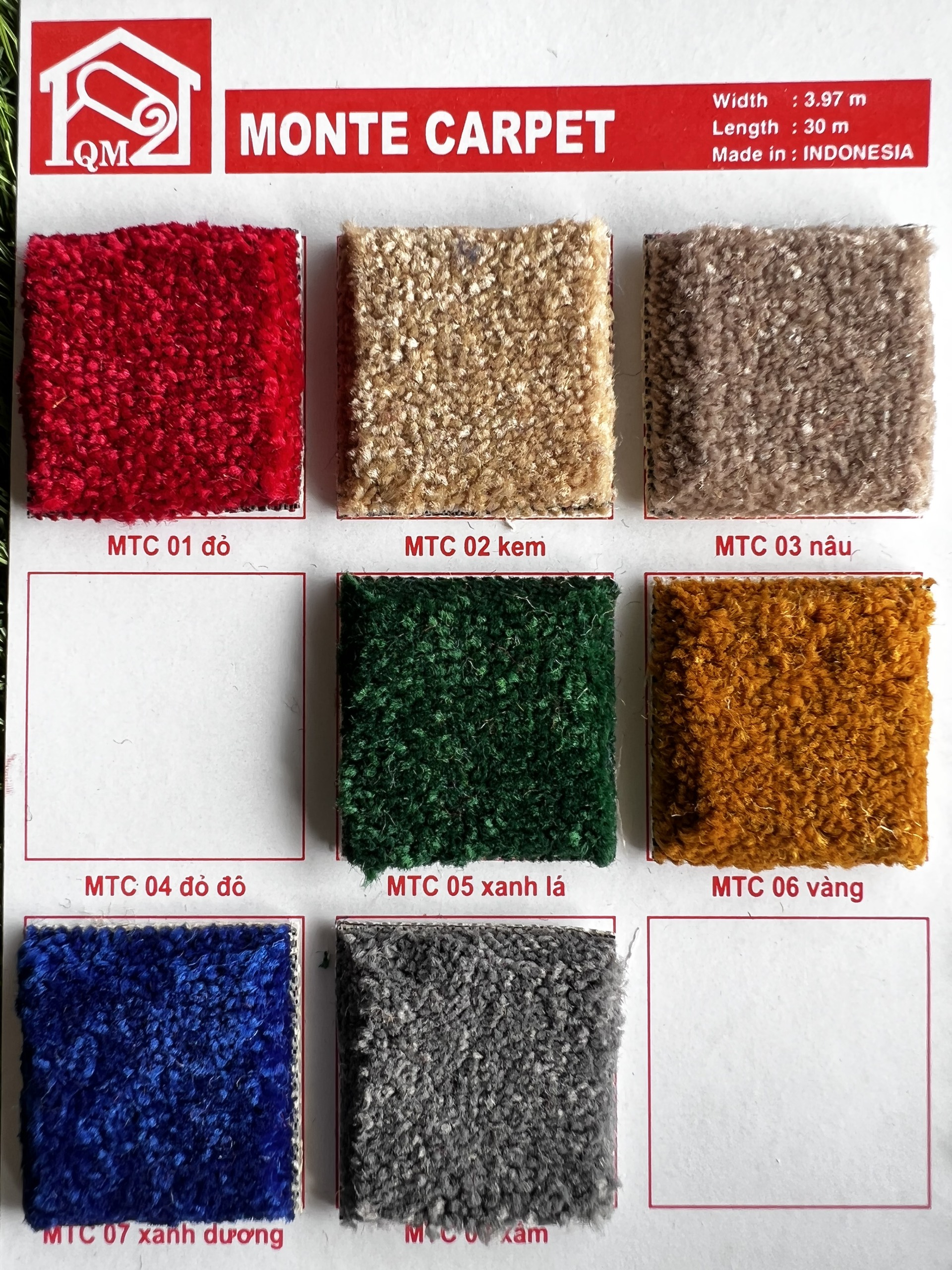 Thảm trải sàn văn Phòng tại Bình Dương