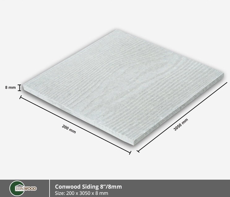 Cemboard vân gỗ ốp tường trần ngoài trời