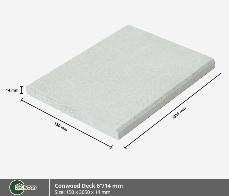 Cemboard vân gỗ ốp tường trần ngoài trời