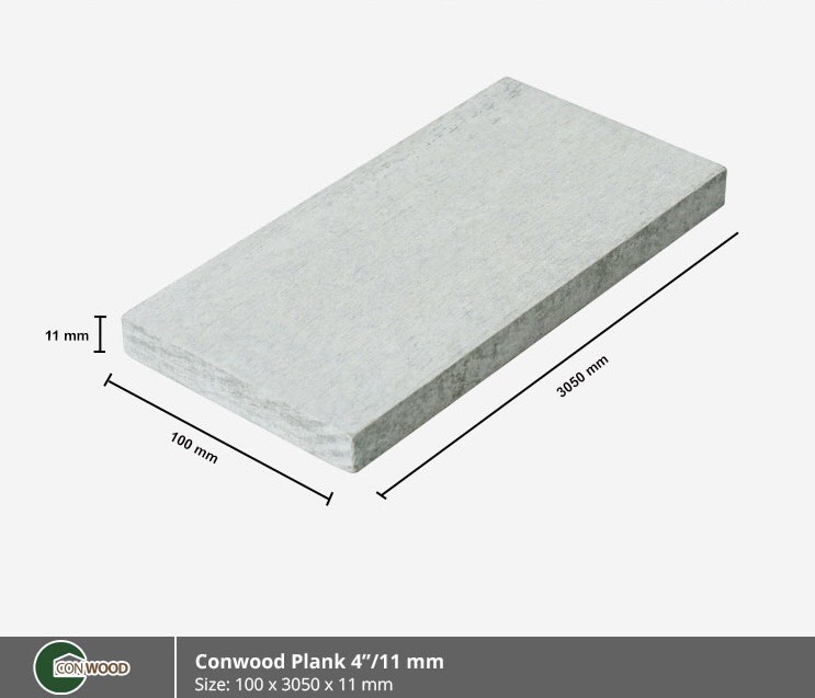 Cemboard vân gỗ ốp tường trần ngoài trời
