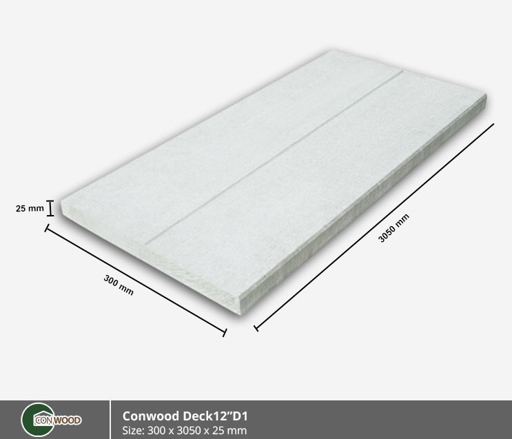 Cemboard vân gỗ ốp tường trần ngoài trời